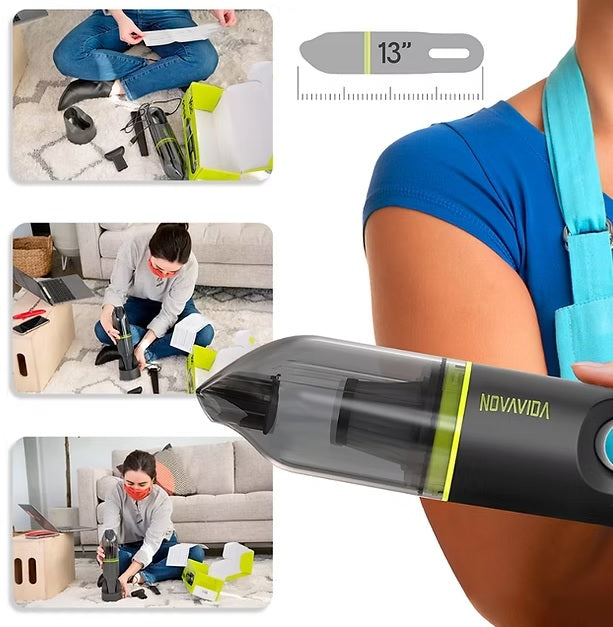 ASPIRADORA DE MANO RECARGABLE